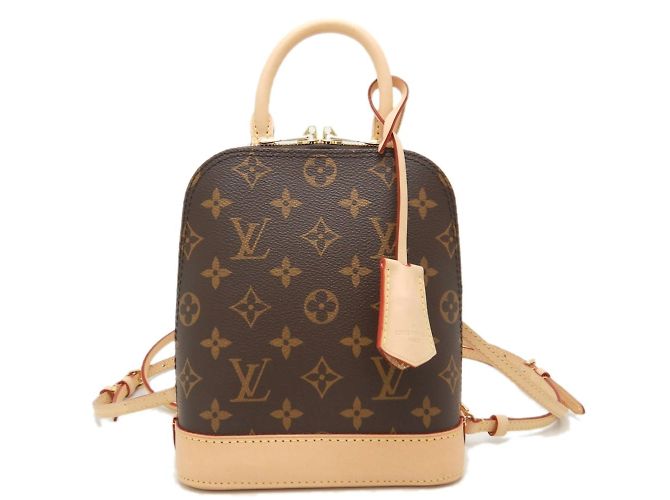 Zaino Alma Monogram Louis Vuitton Marrone - vista 10