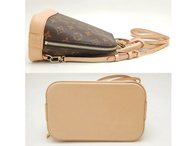 Zaino Alma Monogram Louis Vuitton Marrone - vista 4