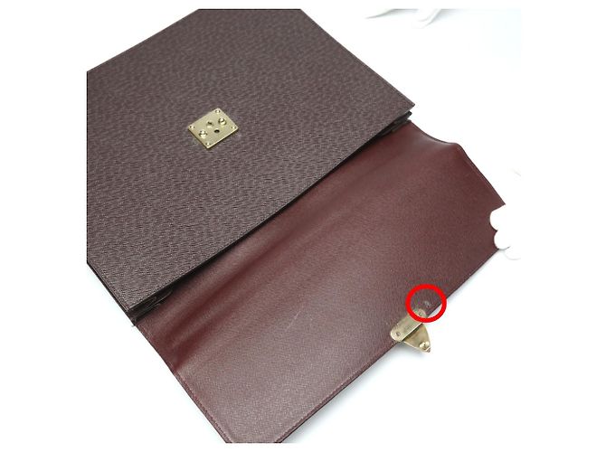 Borsa Louis Vuitton Taiga Moscova Bordò - vista 15