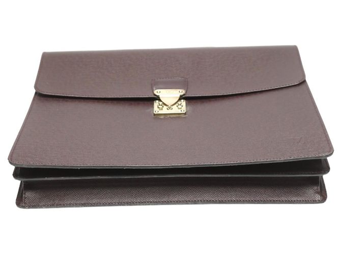 Borsa Louis Vuitton Taiga Moscova Bordò - vista 6