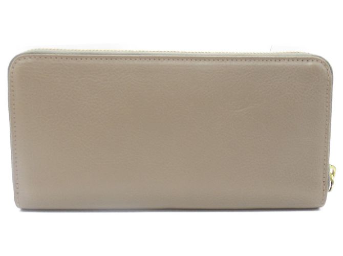 Billetera bi-fold de cuero gris Il Bisonte Castaño - vista 2