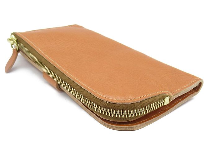 Cartera bifold de cuero marrón Il Bisonte Castaño - vista 4