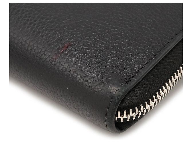 Chanel Coco Mark Round Long Wallet Black - view 3