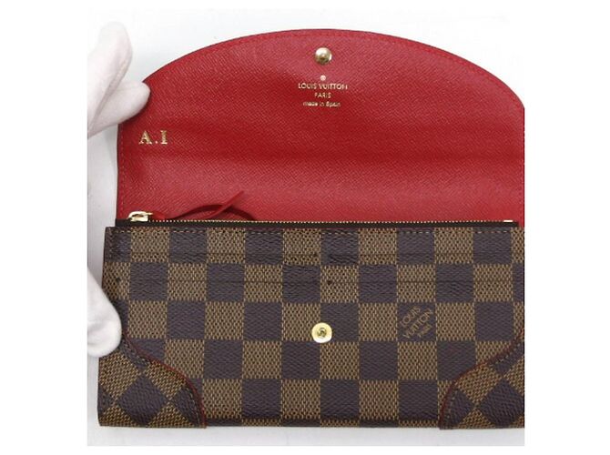 Louis Vuitton Damier Bifold Langbörse Fuschia - Ansicht 3