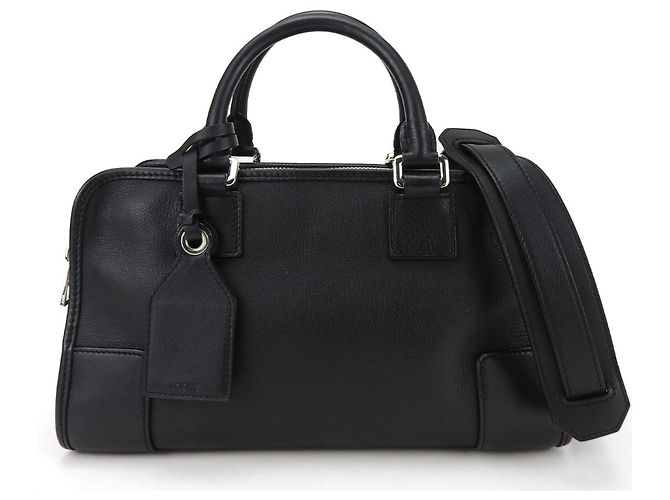 Borsa in pelle Loewe Amazona 28 Nero - vista 11