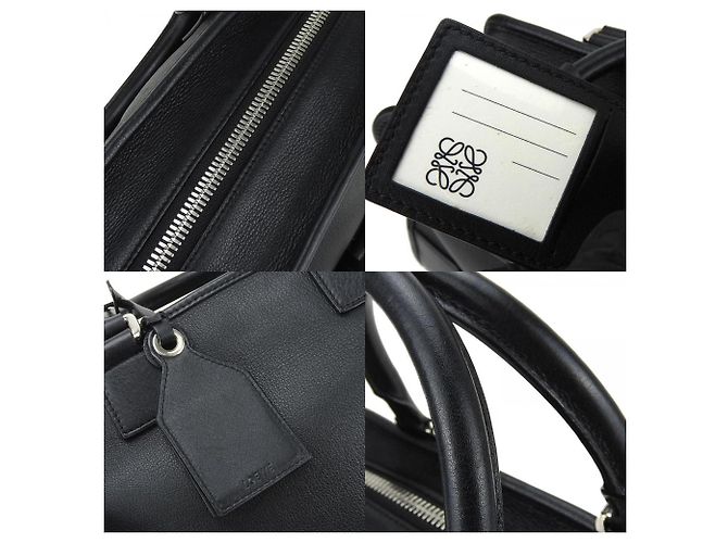 Borsa in pelle Loewe Amazona 28 Nero - vista 5