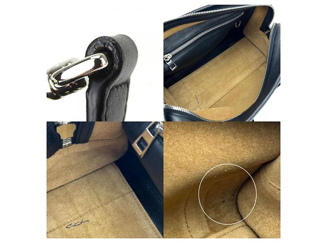 Borsa in pelle Loewe Amazona 28 Nero - vista 9