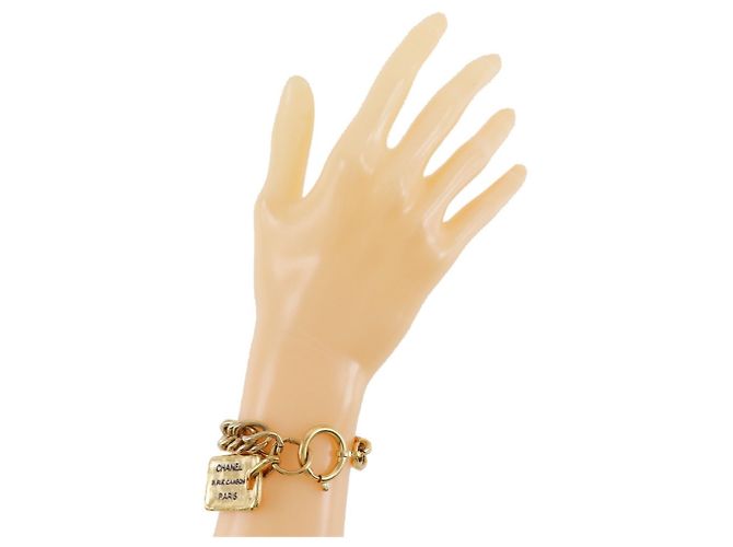 Bracciale con charm placcato oro Chanel - vista 2