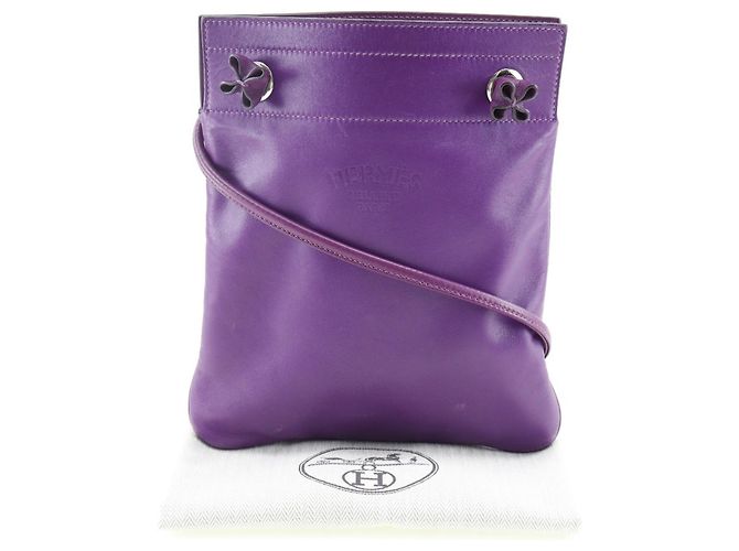 Hermès Aline Mini Schultertasche Lila - Ansicht 10