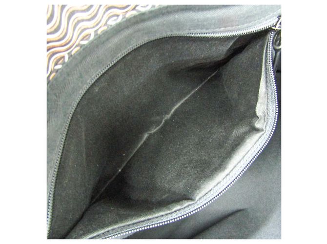 Borsa Postina con motivo a onda Zanellato - vista 8