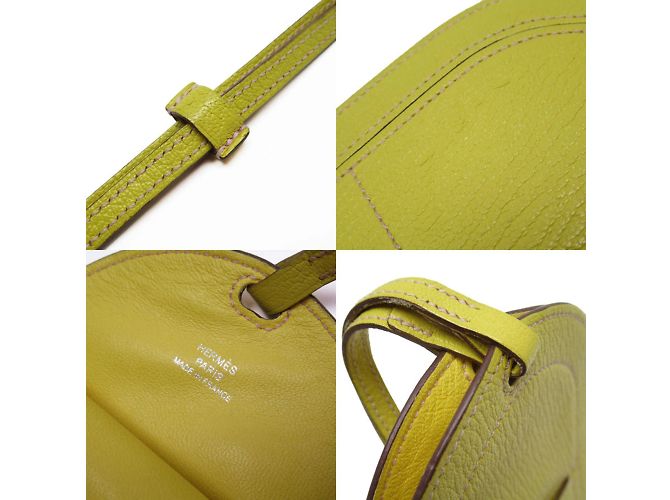 Hermès Custodia per smartphone HERMES In The Loop To Go PM Chevre Mizol Jaune Naple - vista 5