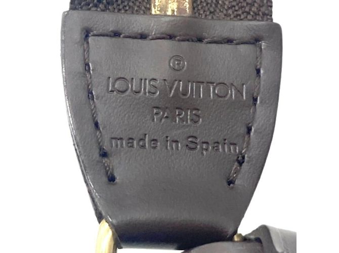 Borsa Louis Vuitton Damier Pochette Accessoire Damier ebene - vista 12