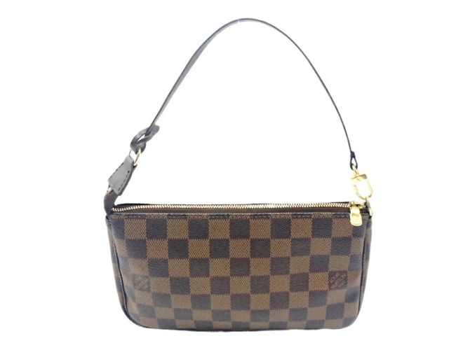 Borsa Louis Vuitton Damier Pochette Accessoire Damier ebene - vista 2