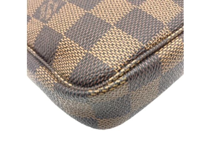 Borsa Louis Vuitton Damier Pochette Accessoire Damier ebene - vista 8