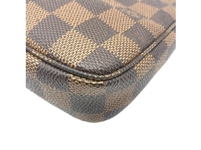 Borsa Louis Vuitton Damier Pochette Accessoire Damier ebene - vista 9