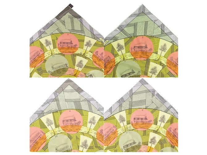 Foulard in seta Hermès - Remix del Gioco degli Omnibus Multicolore - vista 3