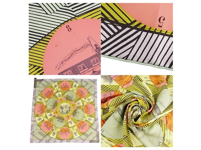 Foulard in seta Hermès - Remix del Gioco degli Omnibus Multicolore - vista 4