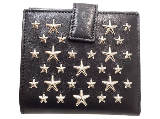 Cartera bifold Frida con estrellas Jimmy Choo Negro - vista 2