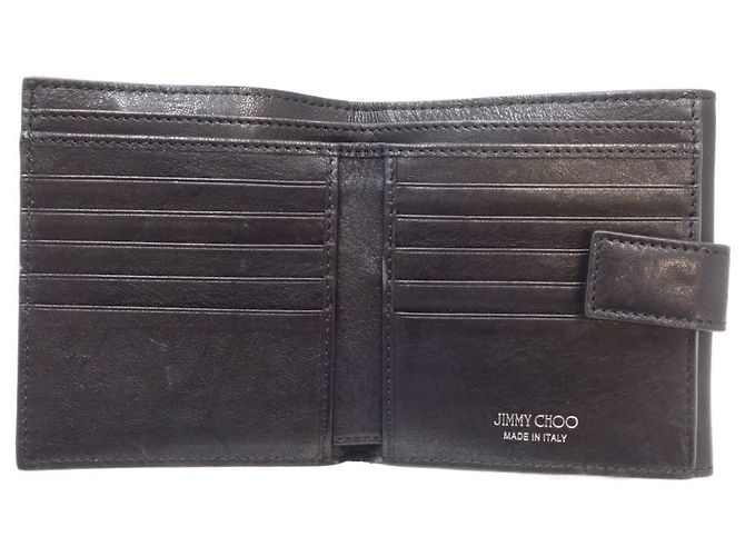 Cartera bifold Frida con estrellas Jimmy Choo Negro - vista 5