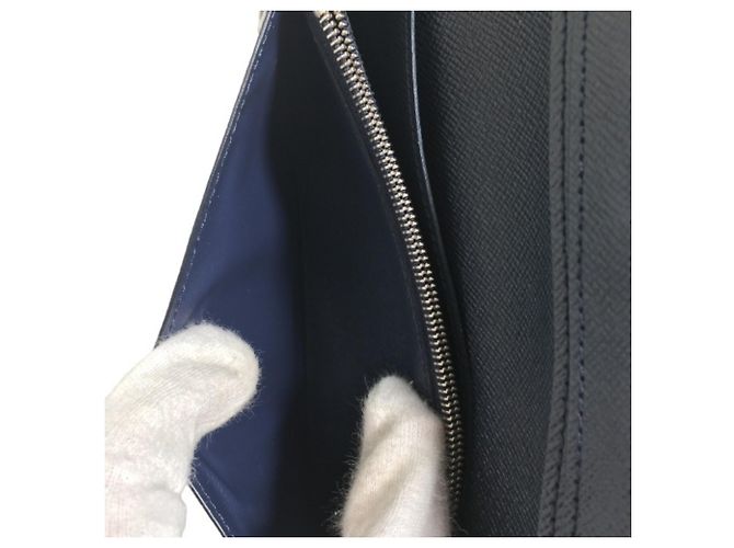 Portafoglio Lungo Bifold Epi Blaza di Louis Vuitton Blu navy - vista 16
