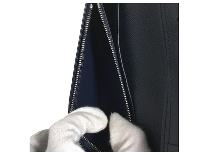 Portafoglio Lungo Bifold Epi Blaza di Louis Vuitton Blu navy - vista 17