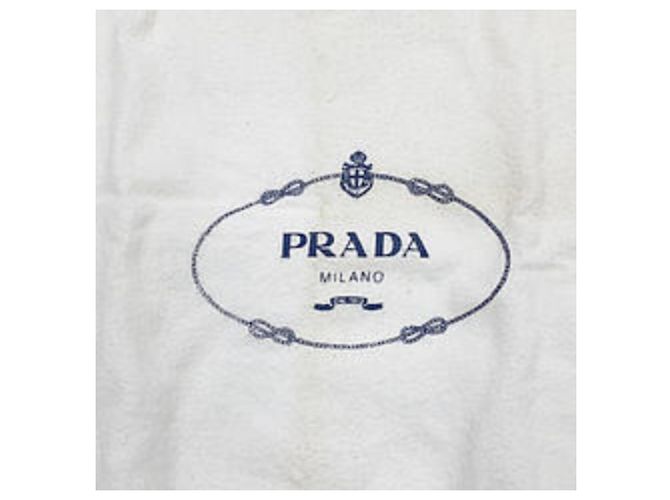 Prada Rote Denim Tote Tasche - Ansicht 13