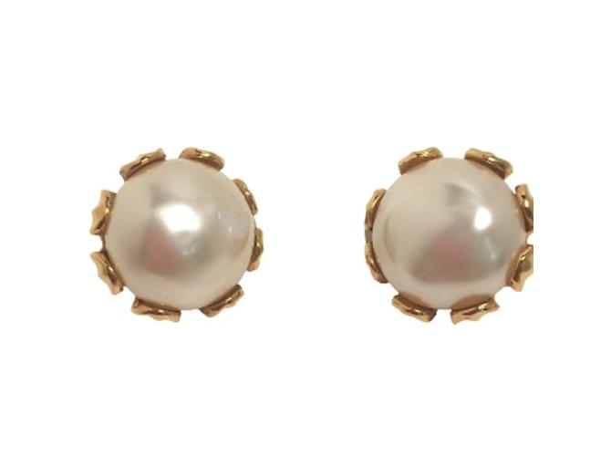 Orecchini a clip dorati Chanel D'oro - vista 2