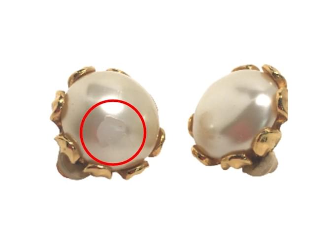 Orecchini a clip dorati Chanel D'oro - vista 5