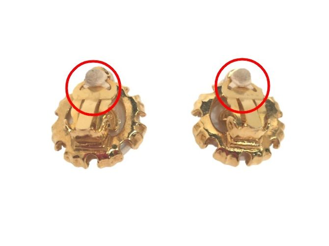 Orecchini a clip dorati Chanel D'oro - vista 6