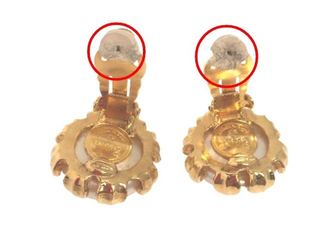Orecchini a clip dorati Chanel D'oro - vista 7