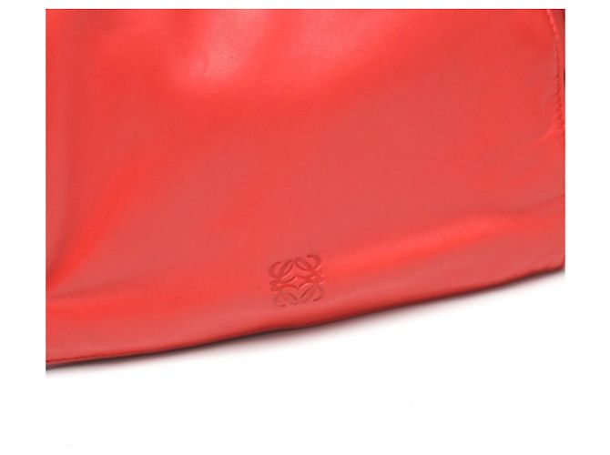 Borsa a spalla in pelle rossa Loewe Rosso - vista 10
