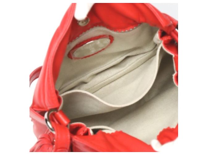 Borsa a spalla in pelle rossa Loewe Rosso - vista 12