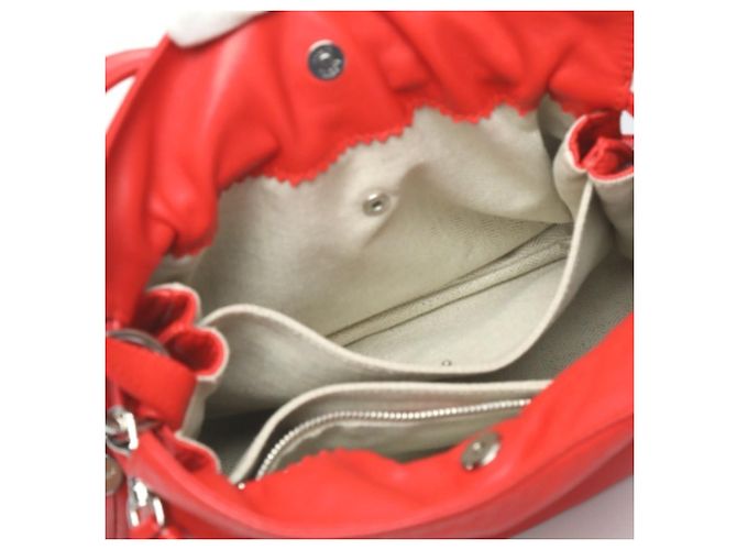 Borsa a spalla in pelle rossa Loewe Rosso - vista 14