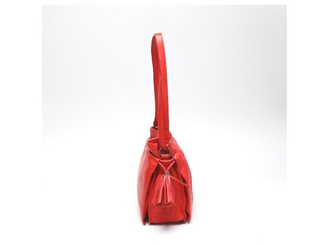 Borsa a spalla in pelle rossa Loewe Rosso - vista 3