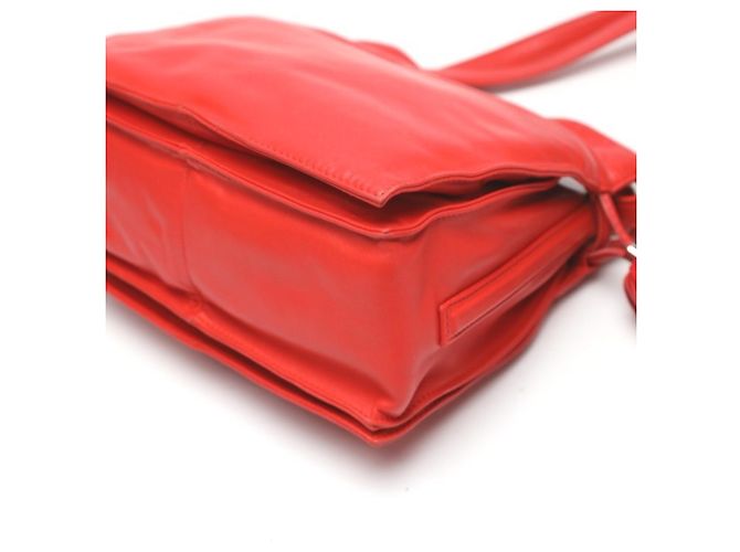Borsa a spalla in pelle rossa Loewe Rosso - vista 8