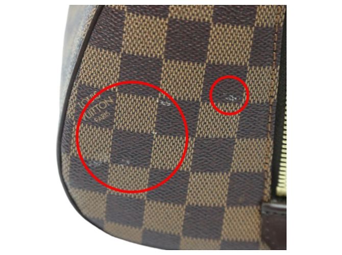 Borsa mini Damier Rivera Louis Vuitton Marrone - vista 13