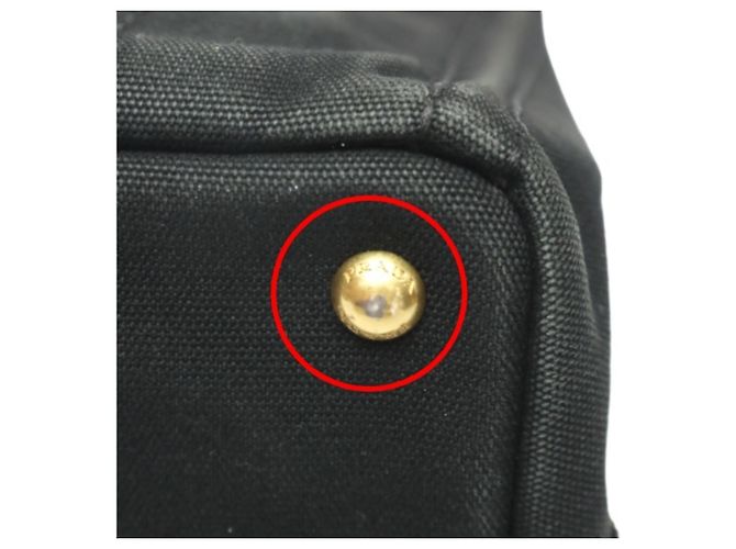 Prada Kanapa Mini Tote Bag Schwarz - Ansicht 11