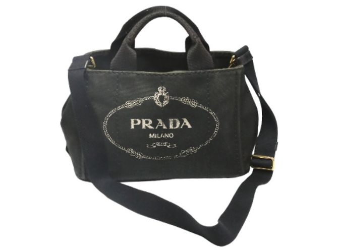 Prada Kanapa Mini Tote Bag Schwarz - Ansicht 2