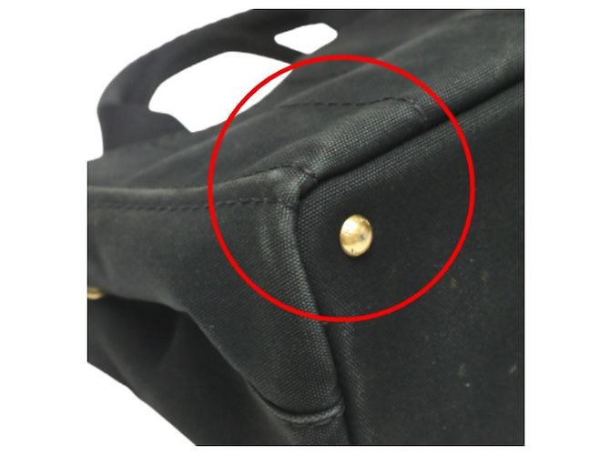 Prada Kanapa Mini Tote Bag Schwarz - Ansicht 7