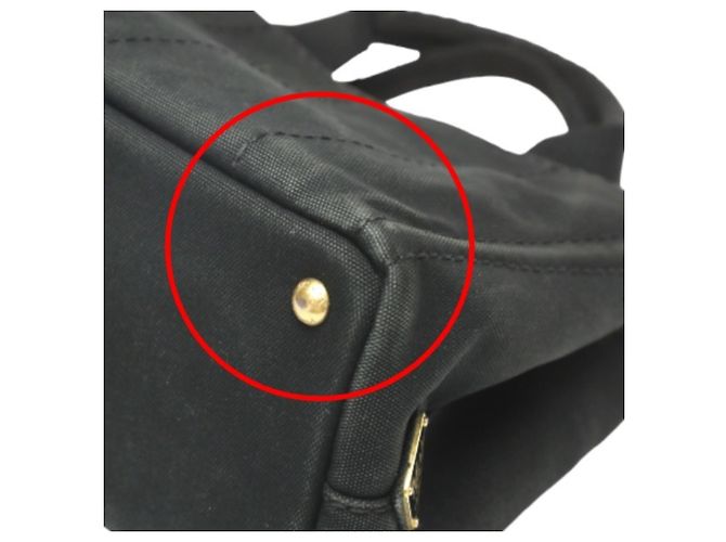 Prada Kanapa Mini Tote Bag Schwarz - Ansicht 8