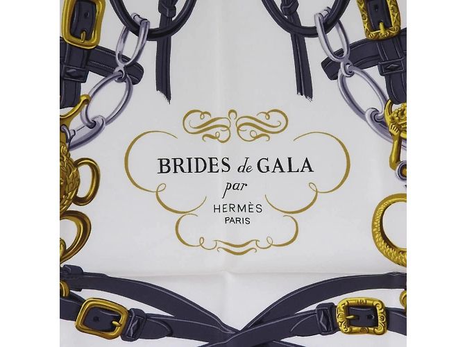 Foulard Brides de Gala Hermès Carre 90 Multicolore - vista 4