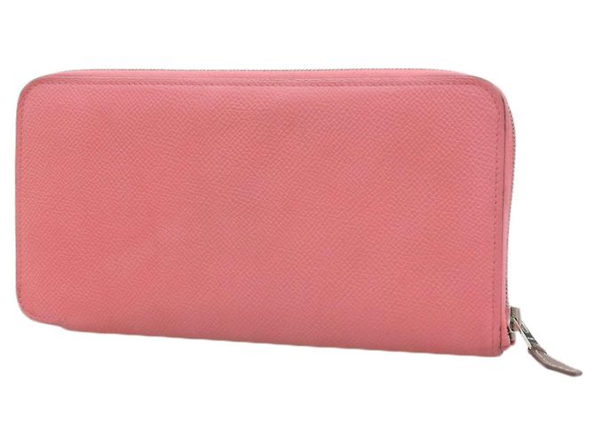 Hermès Hermes Azap Langbörse aus Epsom-Leder Pink - Ansicht 2