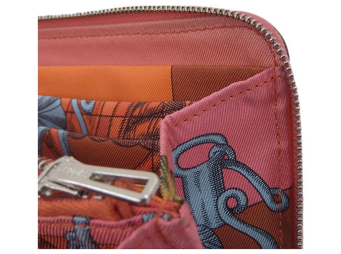 Hermès Hermes Azap Langbörse aus Epsom-Leder Pink - Ansicht 8