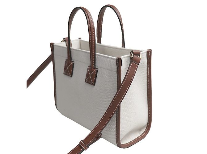 Borsa Burberry Freya Tote a spalla 2 in 1 Marrone - vista 2