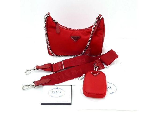 Borsa a Spalla Prada Re Edition Tessuto - vista 7