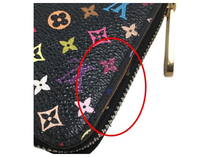 Cartera larga Zippy Monogram Louis Vuitton Negro Multicolor - vista 7