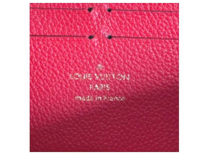 Cartera Larga Clemence de Louis Vuitton Roja - vista 11