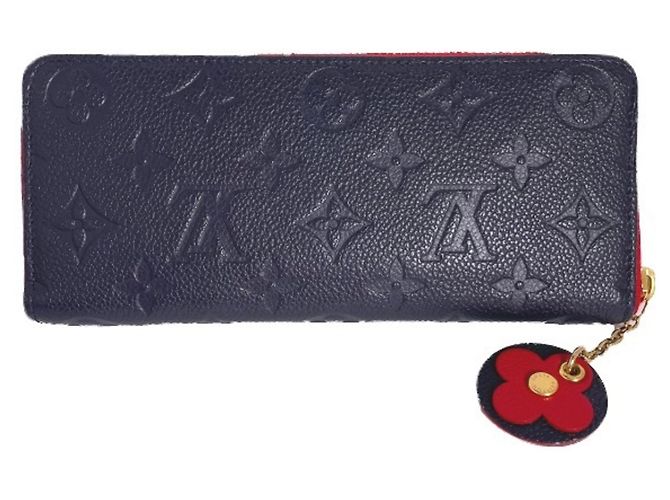 Cartera Larga Clemence de Louis Vuitton Roja - vista 2