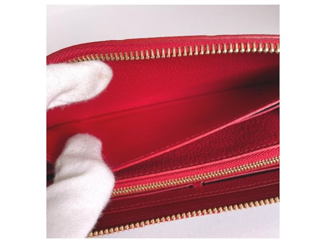 Cartera Larga Clemence de Louis Vuitton Roja - vista 8
