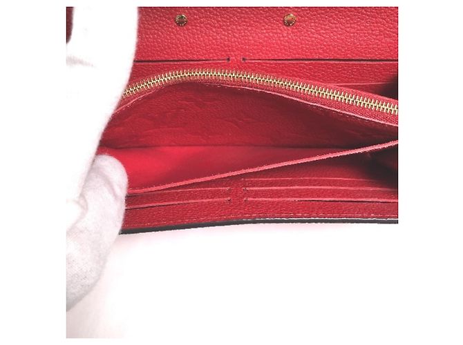 Rotes Monogramm Langgeldbörse von Louis Vuitton - Ansicht 10